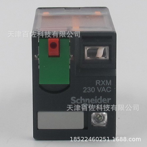 施耐德RXM4AB2P7,RXM4AB2P7施耐德继电器230V中间建议零,施耐德继电器中间继电器